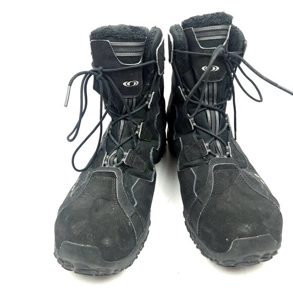 Salomon Snowtrip Black Thinsulate 200 Gram Waterproof Boots Mens Size 14 main image 4
